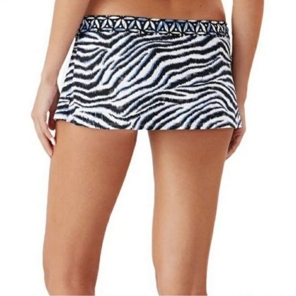 Tommy Bahama Zanzibar Zebra
Skirted Hipster Side Tie Skirt - Size L NWT